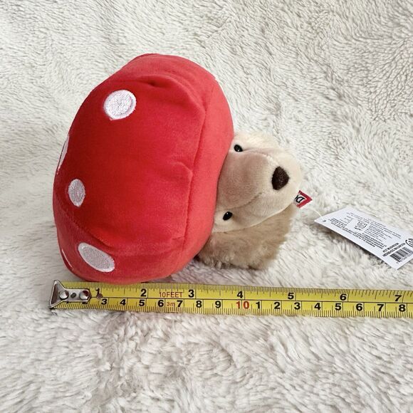 NWT Douglas Cuddle Toys Mushroom Hedgehog Macaroon Plush Toy Head 5” - Picture 5 of 5